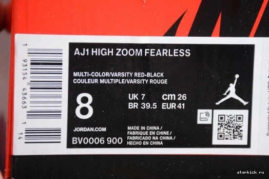 Zoom BV0006-900 Jordan High 1 Retro BV0006-900  Fearless 0918
